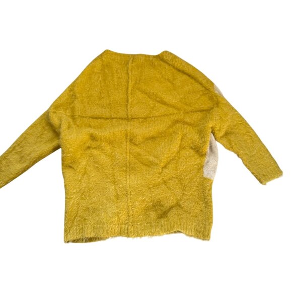 Suncoo Fuzzy Knit Sweater Women Tiger Graphic Ribbed Neckline Long Sleeve - Picture 9 of 11